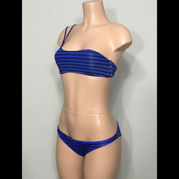New. Stripe bikini. NWT - Picture 2 of 7